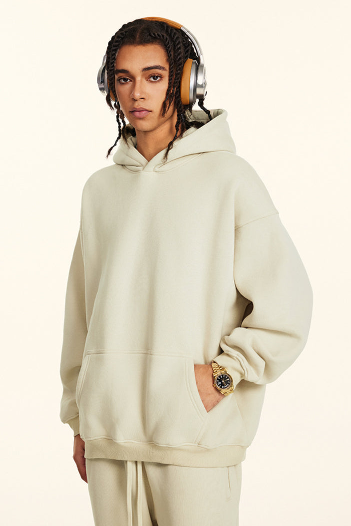 Oversize Hoodie Kapuzenpullover Sweatshirt Bequem Lang Modisch