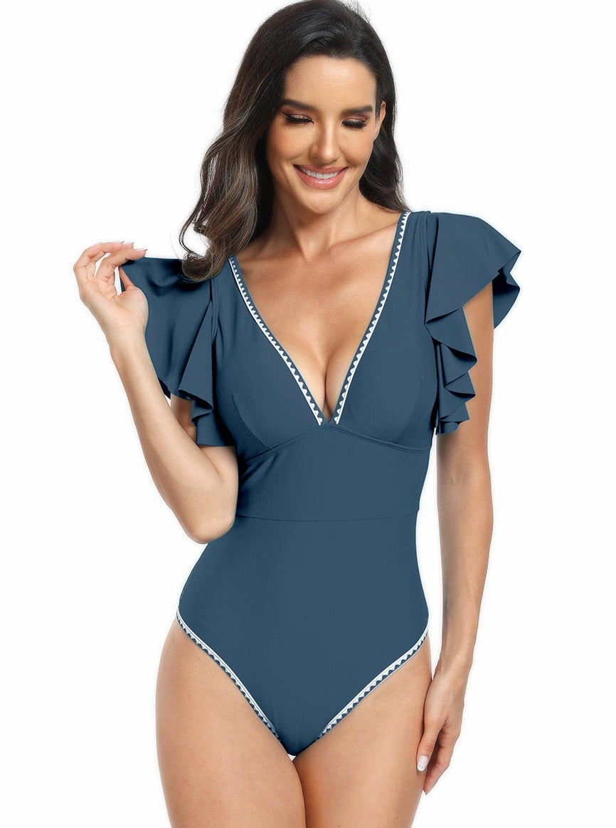 Trending Ruffled Womans Swimsuit