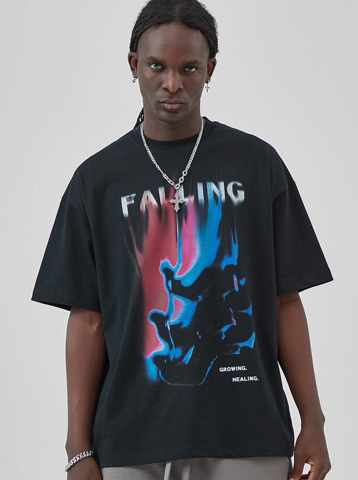 Falling Aesthetic Y2K Print Dreamcore Unisex T-Shirt