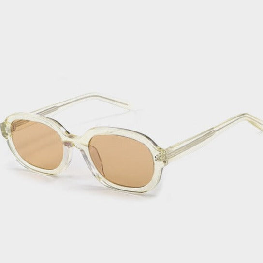 Brown Korean Plate High-Quality Sunglasses