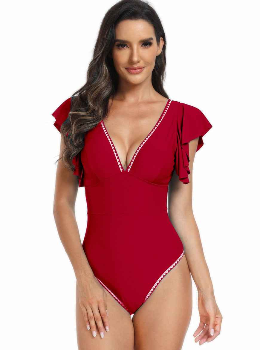 Trending Ruffled Womans Swimsuit