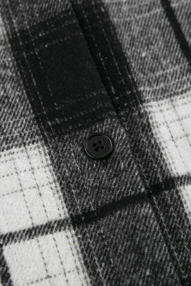 Modern Contemporary Plaid Overshirt